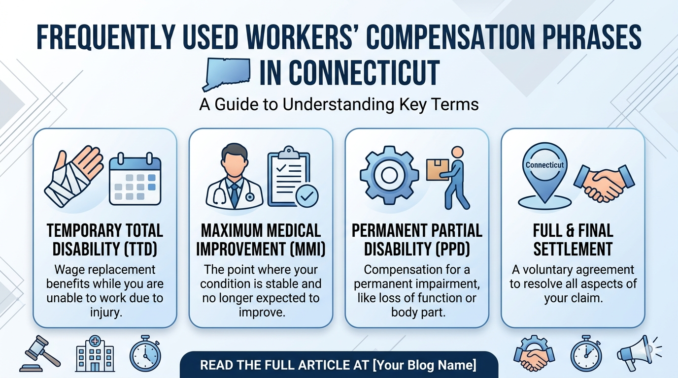 Frequently Used Workers’ Compensation Phrases in Connecticut